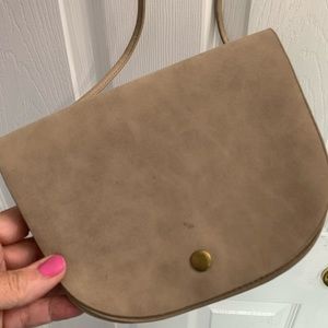 Cotton On Beige/Tan Crossbody. Leather look